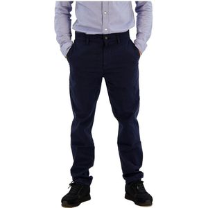 Boss 10242156 Tapered Fit Chino Pants Blauw 36 / 30 Man
