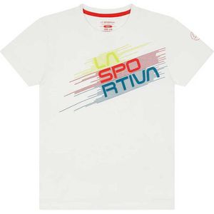 La Sportiva Stripe Evo Short Sleeve T-shirt Wit 110 cm
