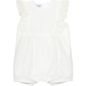 Absorba Parc Floral Lf Tricot Romper Wit 9 Months