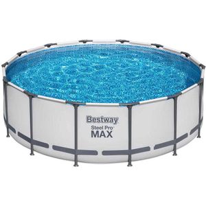 Bestway 5612x Steel Pro Max Ø427x122cm Rond Buisvormig Zwembad