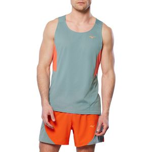 Mizuno Dryaeroflow Sleeveless T-shirt Oranje XL Man