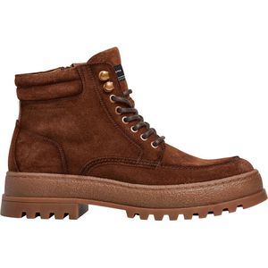 Pepe Jeans - Lincoln PMS50250 - Leren Enkellaarsjes - Bruin - Casual