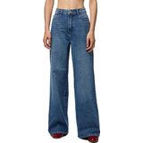 Pieces - Selma Mb New Wide Leg - Hoogzittende Jeans