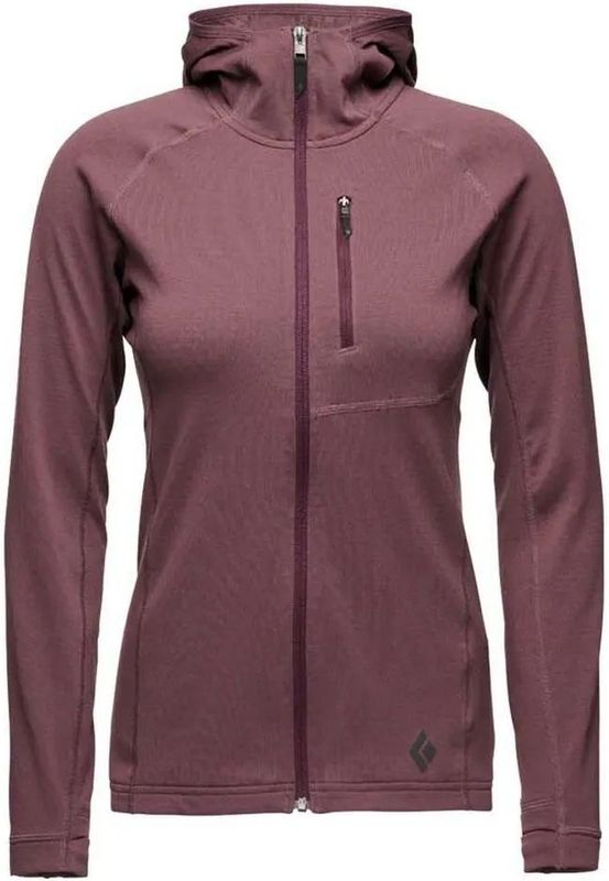 Black Diamond - Coefficient Fleece Hoody - Dames Hoodie - Zwart