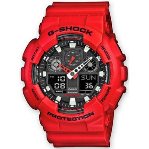 G-shock Ga-100b Watch Rood