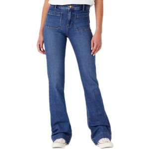 Wrangler Flare Jeans Blauw 29 / 32 Vrouw