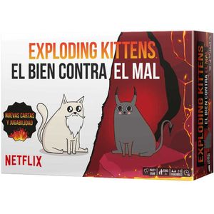 Exploding Kittens El Bien Contra El Mal Board Game Rood