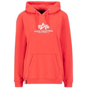 Alpha Industries New Basic Hoodie Rood M Vrouw