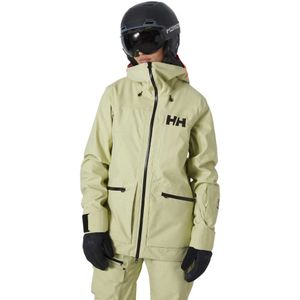 Helly Hansen Powderqueen 3.0 Jacket Beige S Vrouw