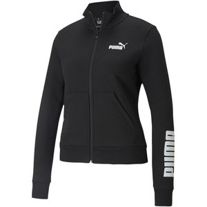 Puma Power Logo Jacket Zwart XS Vrouw