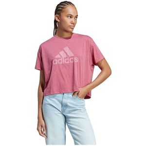 Adidas Winrs Short Sleeve T-shirt Roze M Vrouw