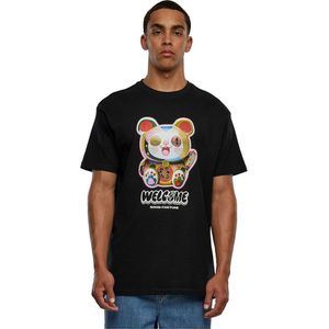 Mister Tee Welcom Cat Heavy Oversize T-shirt Met Korte Mouwen