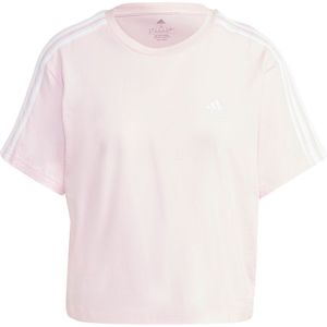 Adidas 3s Cr Short Sleeve T-shirt Roze S Vrouw