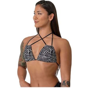 Nebbia Maceió Zebra Bikinitop