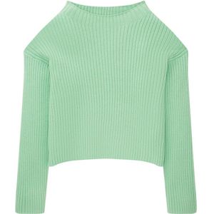 Tom Tailor Cropped Knit Sweater Groen 140 cm Meisje