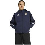 Dames sweatshirt met rits en capuchon Real Madrid Z.N.E. Anthem 2025/26