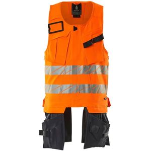 Mascot - 19589-711 Gereedschapsvest - Hi-Vis Oranje/Donkermarine - Waterafstotend - ULTIMATE STRETCH