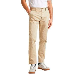 Pepe Jeansvoor mannen. PM211699 Marine Slim Chino Broek (28), Casual, Katoen, Duurzaam, Marineblauw
