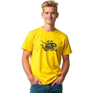 Kruskis Psychedelic Octopus T-shirt Met Korte Mouwen