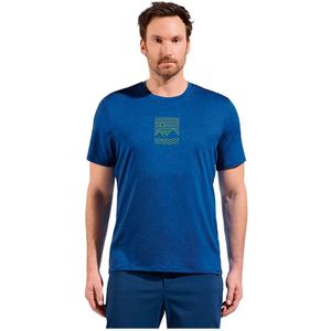 Odlo Ascent Sun Sea Mountains T-shirt Met Korte Mouwen