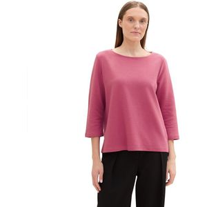 Tom Tailor 1043102 Structured T-shirt Met Korte Mouwen