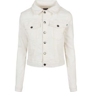 Urban Classics Organic Denim Jacket Wit XL Vrouw