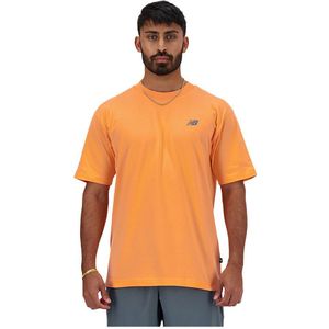 New Balance Relaxed Logo Short Sleeve T-shirt Oranje L Man