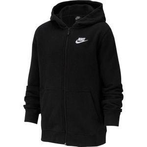Nike Sportswear Club Full Zip Sweatshirt Zwart 8-9 Years Jongen
