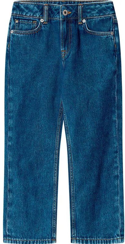 Pepe Jeans - Hoge Taille Straight Jeans - Voor Kinderen