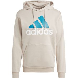 Adidas Essentials Fleece Big Logo Hoodie Beige S / Regular Man