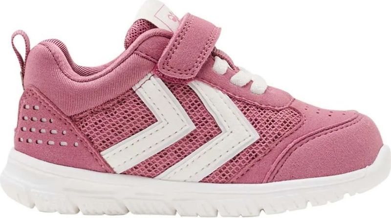 hummel® - CROSSLITE INFANT - Sneakers - Lichtgewicht - Gebreid Textiel/Suède - Wit