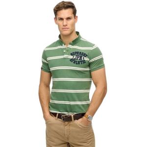 Superdry - Vintage Athletic - Poloshirt - Groen - Korte Mouw