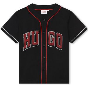 Hugo G00062 Short Sleeve Shirt Zwart 12 Years