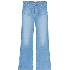 Wrangler W2334736u Flare Jeans Blauw 32 / 34 Vrouw