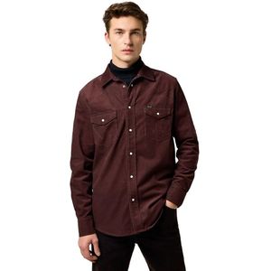 Wrangler Western Cord Overhemd Met Lange Mouwen