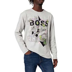 Boss Tovel Lotus Long Sleeve T-shirt Grijs S Man