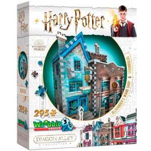 Wrebbit Harry Potter Ollivanders Wand Shop&scribbulus 3d Puzzle Veelkleurig