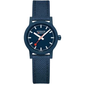 Mondaine Essence 32 Mm Watch Blauw