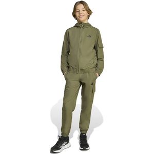 Adidas - Woven Cargo - Trainingspak - Junioren - Geweven Stof - 100% Polyester