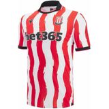 Macron - Stoke City FC 25/26 - Thuis T-shirt - Korte Mouwen - Rood en Wit