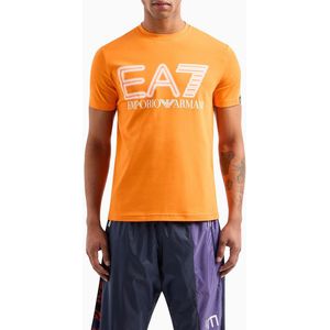 Ea7 Emporio Armani 3dpt37_pjmuz Short Sleeve T-shirt Oranje S Man