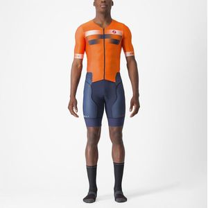 Castelli Free Sanremo 2 Short Sleeve Trisuit Oranje 3XL Man
