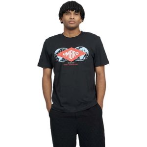 Umbro - International - T-shirt - Zwart - Korte Mouwen