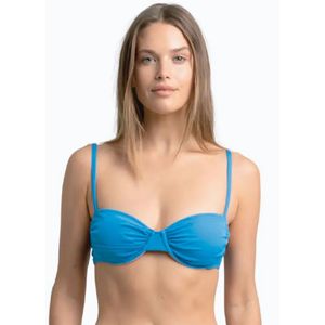 Hurley Ribbed Ruched Bikinitop