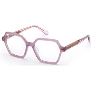 Twinset - VTW094 - Optische Monturen - Lila - Acetaat - Geometrisch