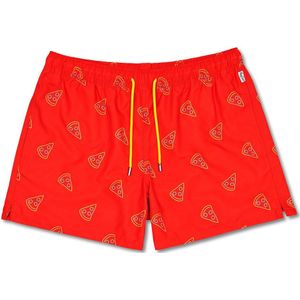 Happy Socks Pizza Slice Swim Boxer Oranje XL Jongen