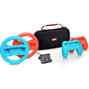 Accessoireset - 7-in-1 - Zwart - Geschikt voor Nintendo Switch