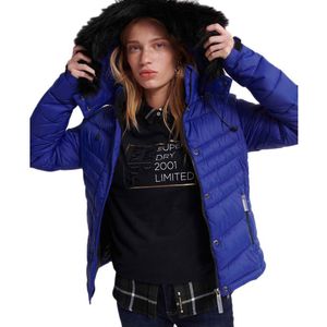 Superdry Fuji Slim 3 In 1 Jacket Blauw XS Vrouw