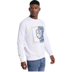 Victorio & Lucchino - 4544462 - Hoodless Sweatshirt - Wit - Katoen - Lange Mouwen