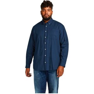 Jack & Jones Oxford Long Sleeve Shirt Blauw 6XL Man
